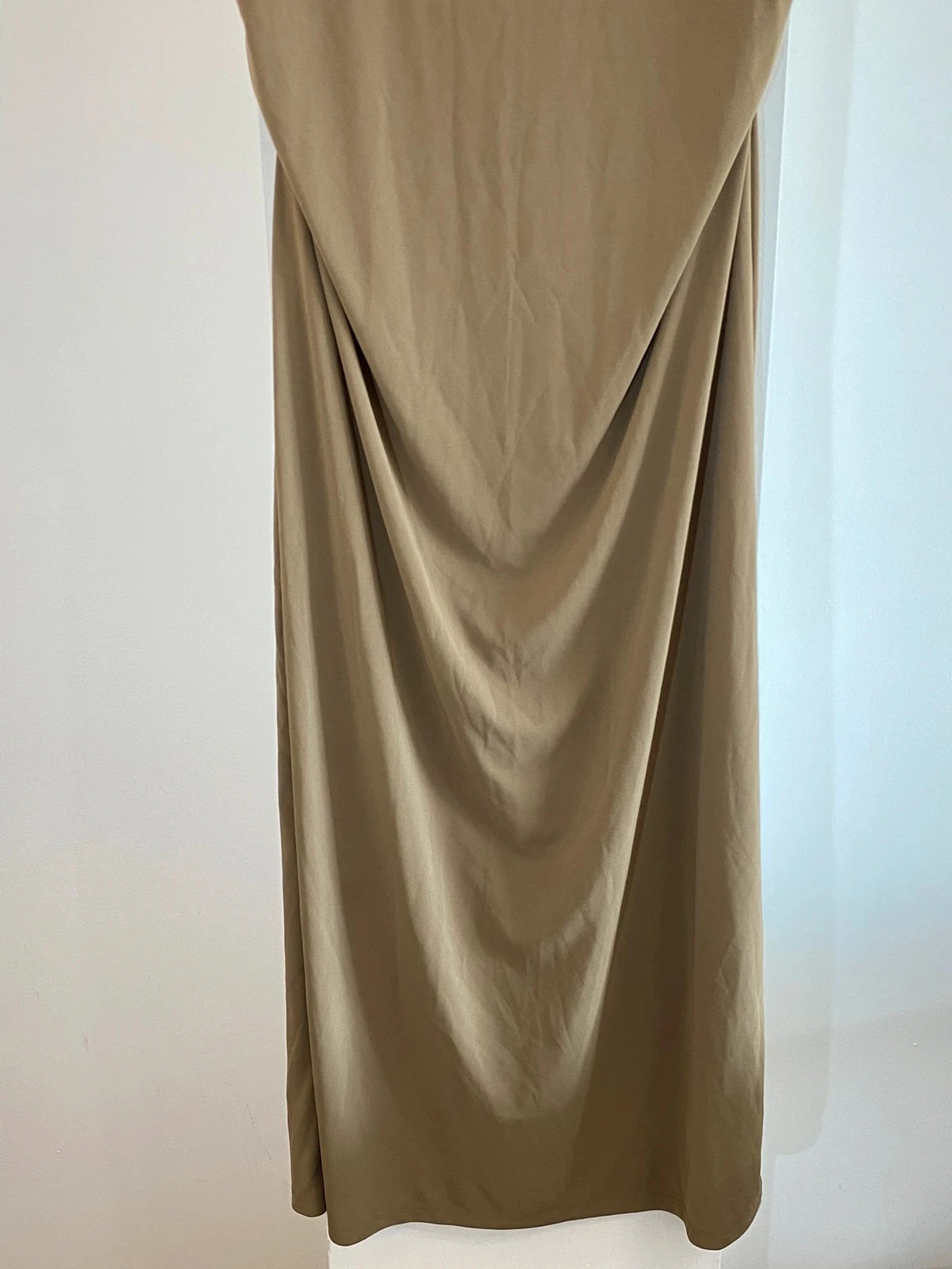 Vestido precioso caqui Pull & Bear Tamanho XL – photo 3